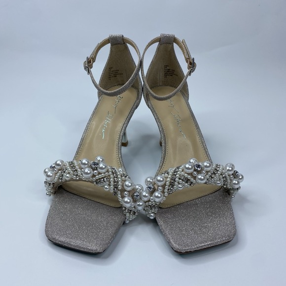 Betsey Johnson Women's Milo Embellished Kitten Heels Sandals Womens Sz 6.5M - Picture 4 of 15